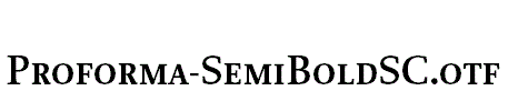 Proforma-SemiBoldSC