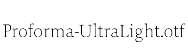 Proforma-UltraLight