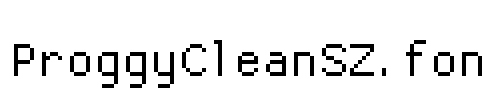 ProggyCleanSZ