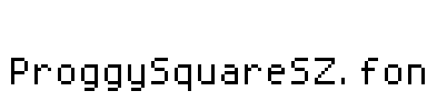 ProggySquareSZ