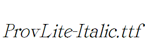 ProvLite-Italic