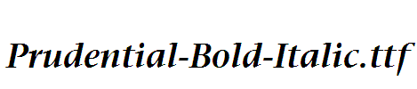 Prudential-Bold-Italic