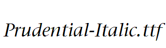 Prudential-Italic