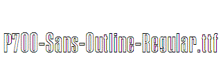 P700-Sans-Outline-Regular