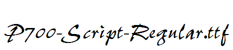 P700-Script-Regular