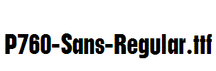 P760-Sans-Regular