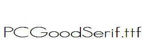 PCGoodSerif