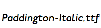 Paddington-Italic