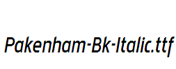 Pakenham-Bk-Italic