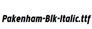 Pakenham-Blk-Italic