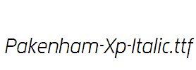 Pakenham-Xp-Italic