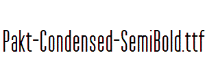 Pakt-Condensed-SemiBold