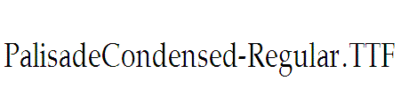 PalisadeCondensed-Regular