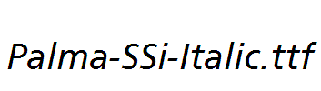 Palma-SSi-Italic