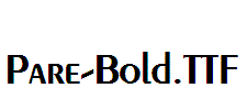 Pare-Bold