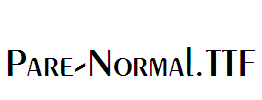 Pare-Normal