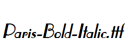 Paris-Bold-Italic