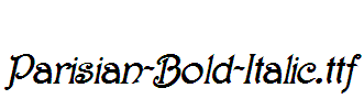 Parisian-Bold-Italic