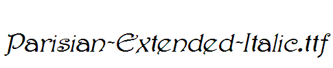 Parisian-Extended-Italic