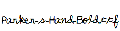 Parker-s-Hand-Bold