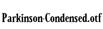 Parkinson-Condensed