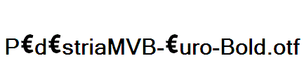 PedestriaMVB-Euro-Bold