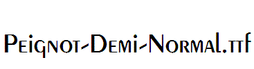 Peignot-Demi-Normal