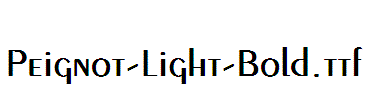 Peignot-Light-Bold