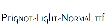 Peignot-Light-Normal