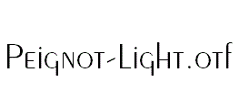 Peignot-Light