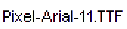 Pixel-Arial-11