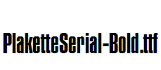 PlaketteSerial-Bold