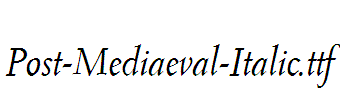 Post-Mediaeval-Italic