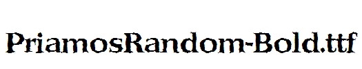 PriamosRandom-Bold