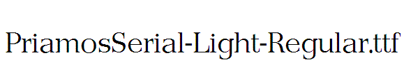 PriamosSerial-Light-Regular