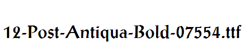 12-Post-Antiqua-Bold-07554