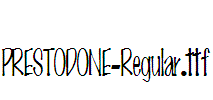 PRESTODONE-Regular