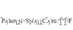 Parolm-SmallCaps