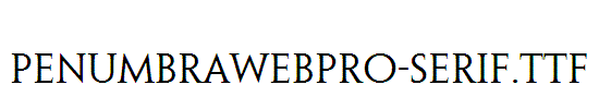 PenumbraWebPro-Serif