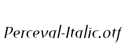 Perceval-Italic