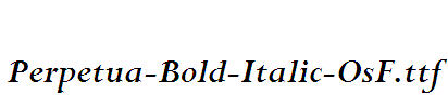 Perpetua-Bold-Italic-OsF