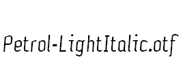 Petrol-LightItalic