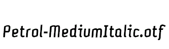 Petrol-MediumItalic