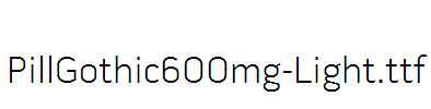 PillGothic600mg-Light