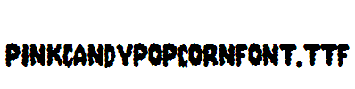 PinkCandyPopcornFont