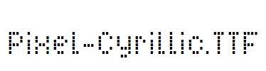 Pixel-Cyrillic