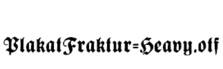 PlakatFraktur-Heavy