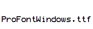 ProFontWindows