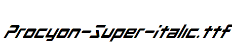 Procyon-Super-Italic