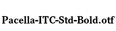 Pacella-ITC-Std-Bold